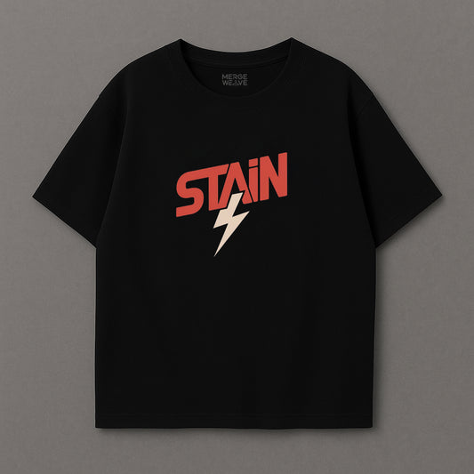 Drop Shoulder T-Shirt (Stain)