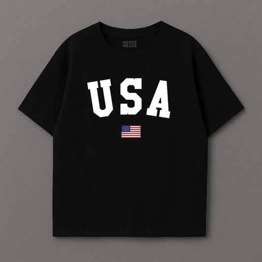 Drop Shoulder T-shirt ( USA )